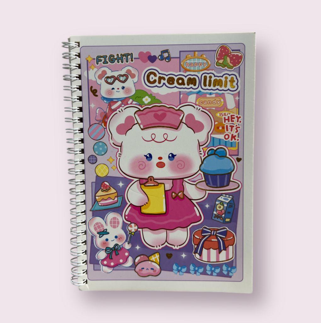 Carnet à spirale de vacances sucrées - 40 feuilles A5