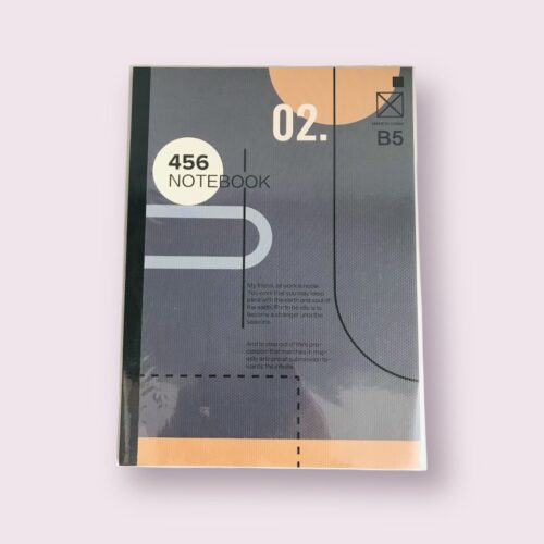 Carnet à reliure plastique B5 40 feuilles