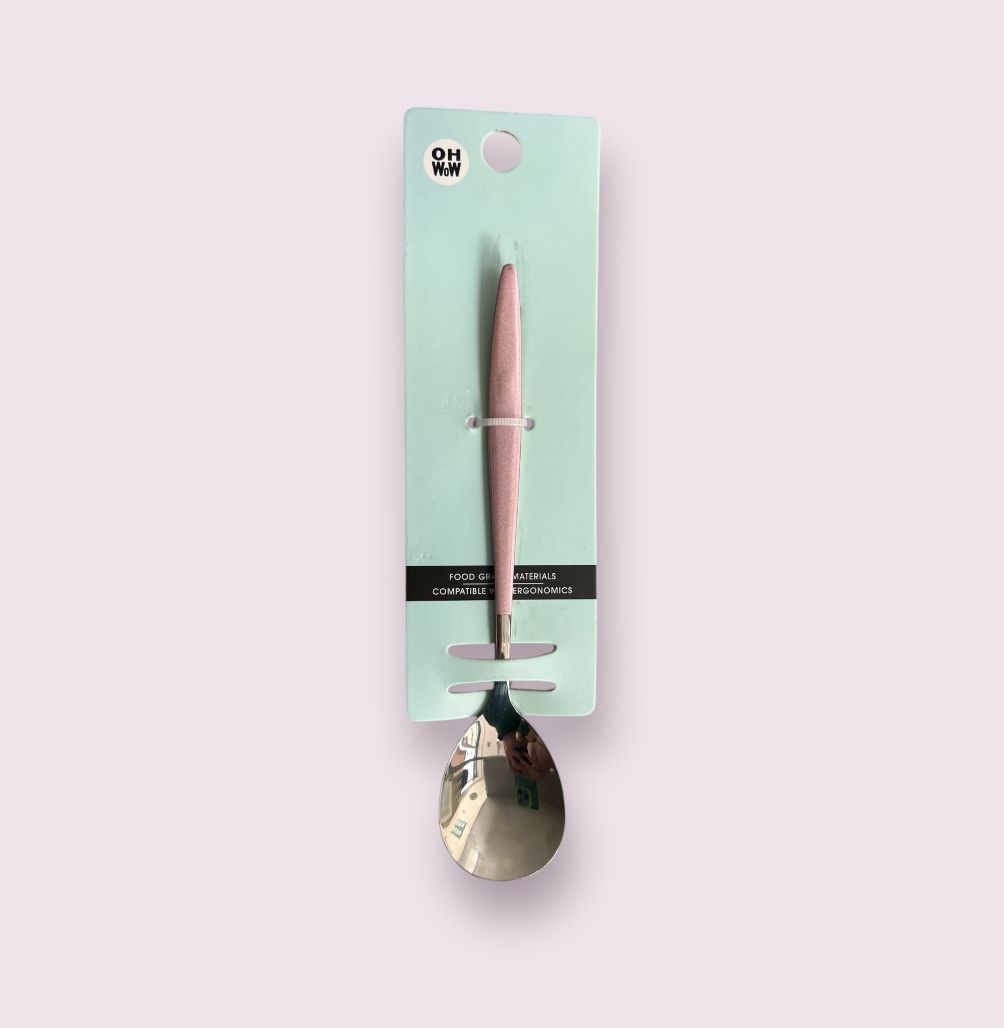 Cuillère ronde rose espagnole