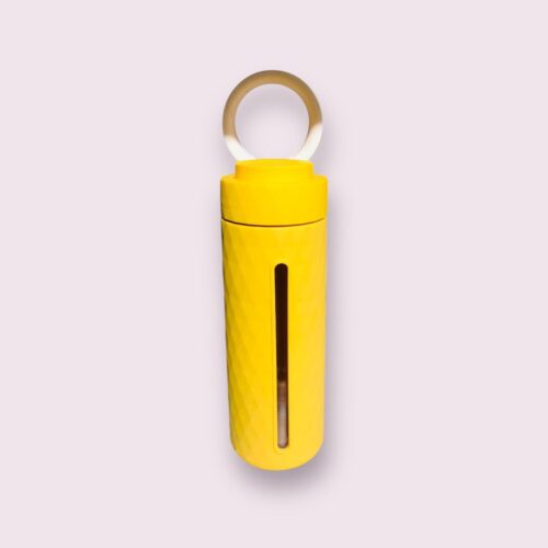 Bouteille avec support de téléphone rhombique