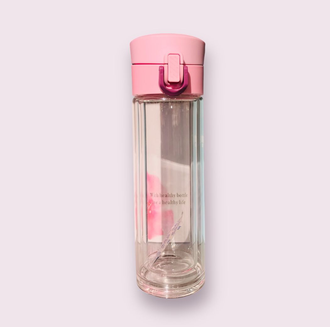 Bouteille double couche MG 200 ml - Rose