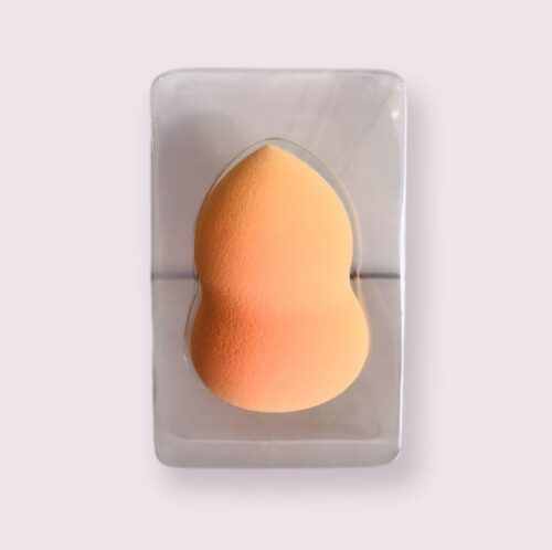 Houppette a poudre gourde orange clair-1pc