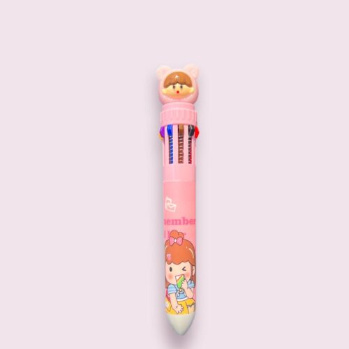 Stylos à bille 10 couleur