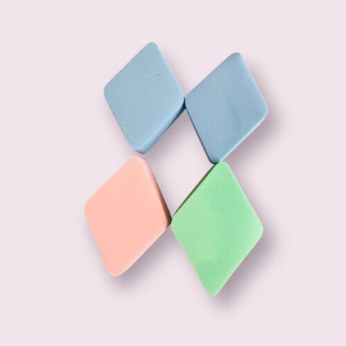 Houppette à poudre diamant 4pcs