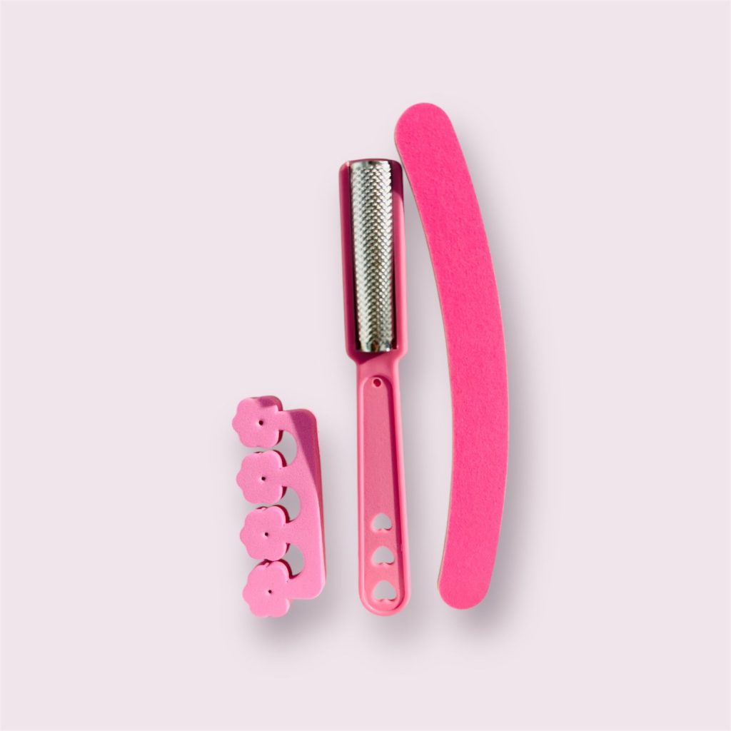 Kit de manucure trois pieces