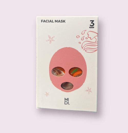 Masque  visage escargot  3 pièces