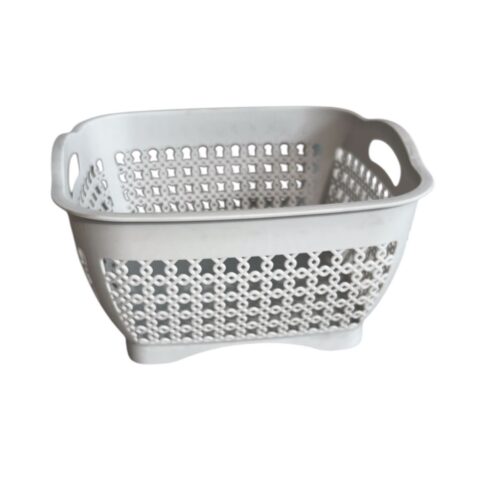 Panier de rangement carré en plastique