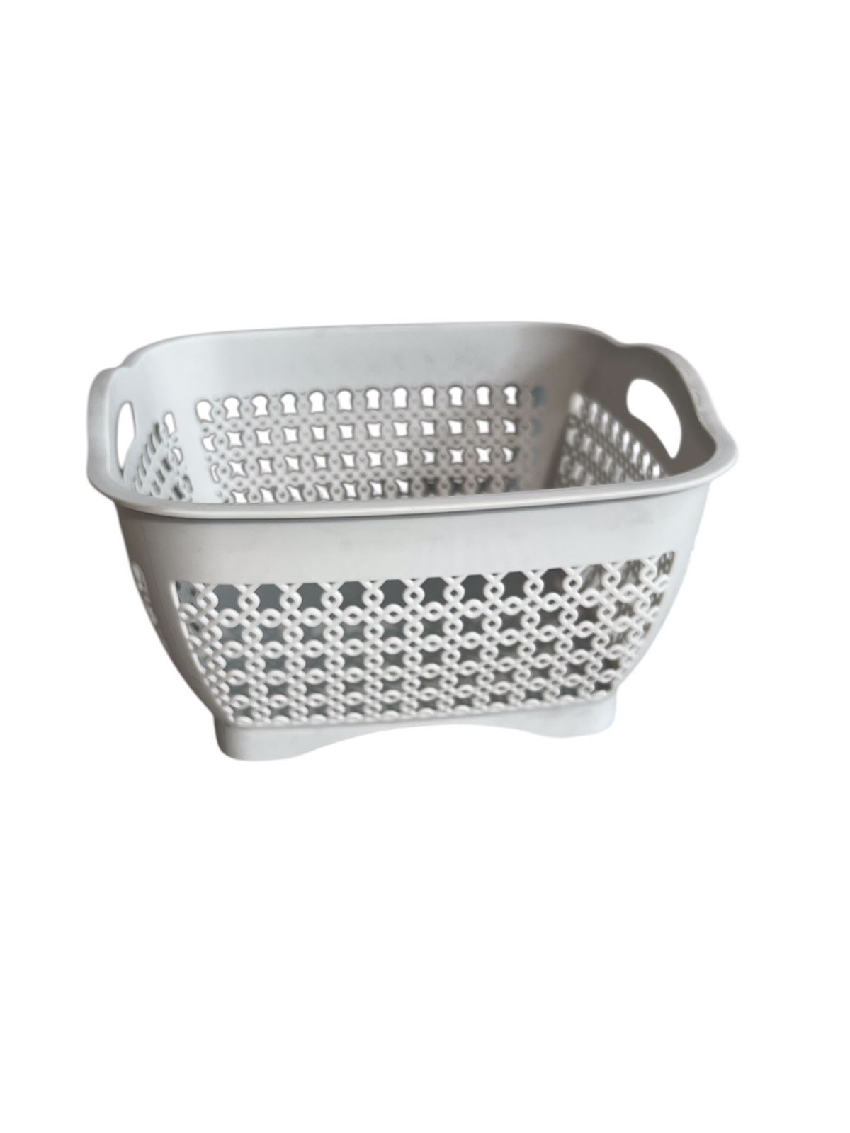 Panier de rangement carré en plastique