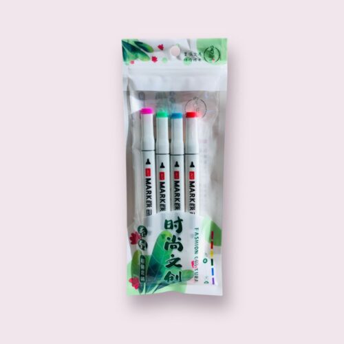 4 stylos marqueurs