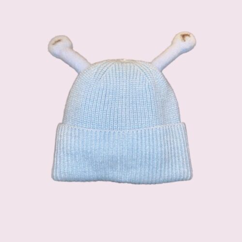 Bonnet tricoté pour enfant avec tentacules sonores clignotantes - bleu