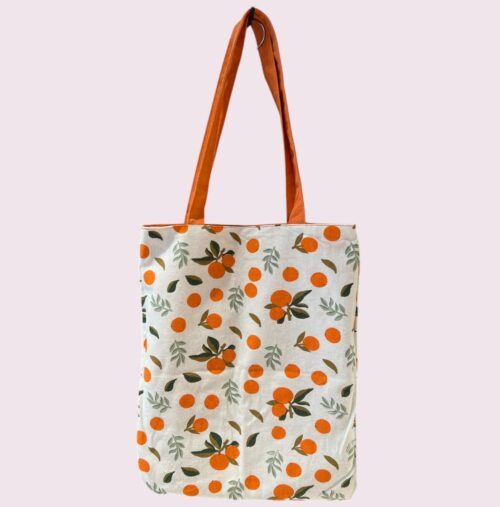 Simple partysu Sac de rangement en coton - Orange (Orange)