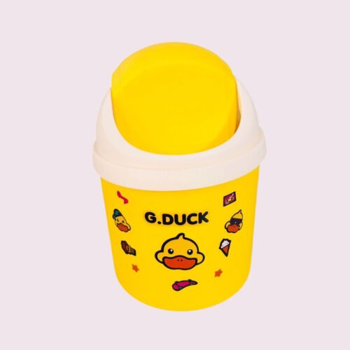 Série petit canard jaune-poubelle avec couvercle-219