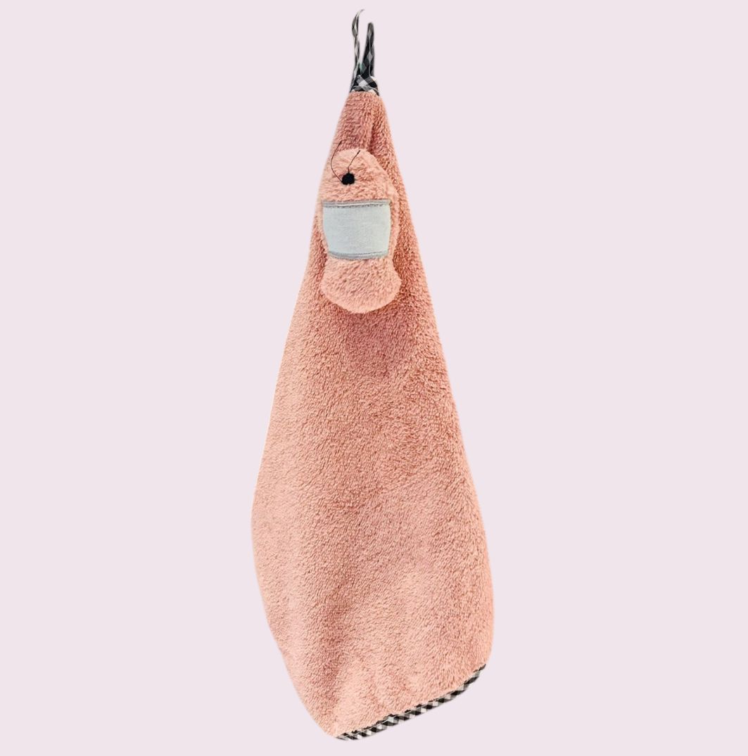 Petite serviette a main poisson