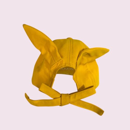 Casquette de baseball binaurale astucieuse pour enfants Casquette jaune