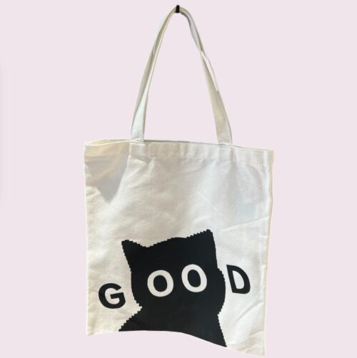 Sac de courses chaton mignon