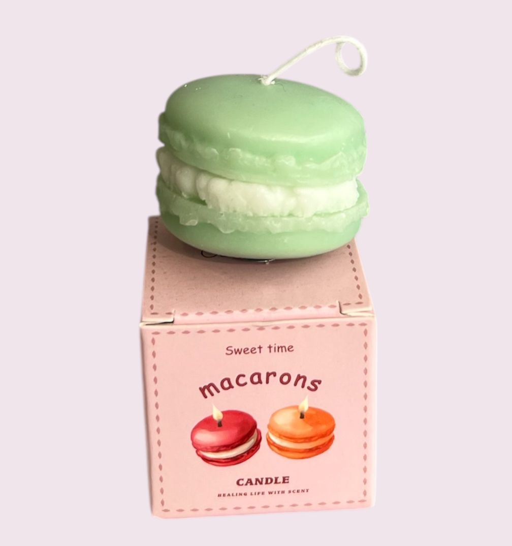 Bougie parfumée macaron