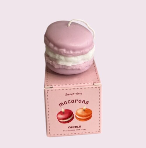 Bougie parfumée macaron