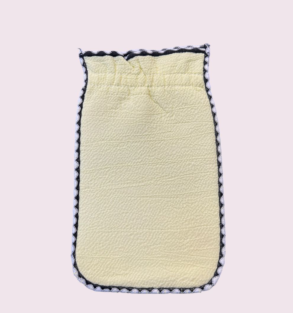 Gant de bain rayée élégante emballée individuellement