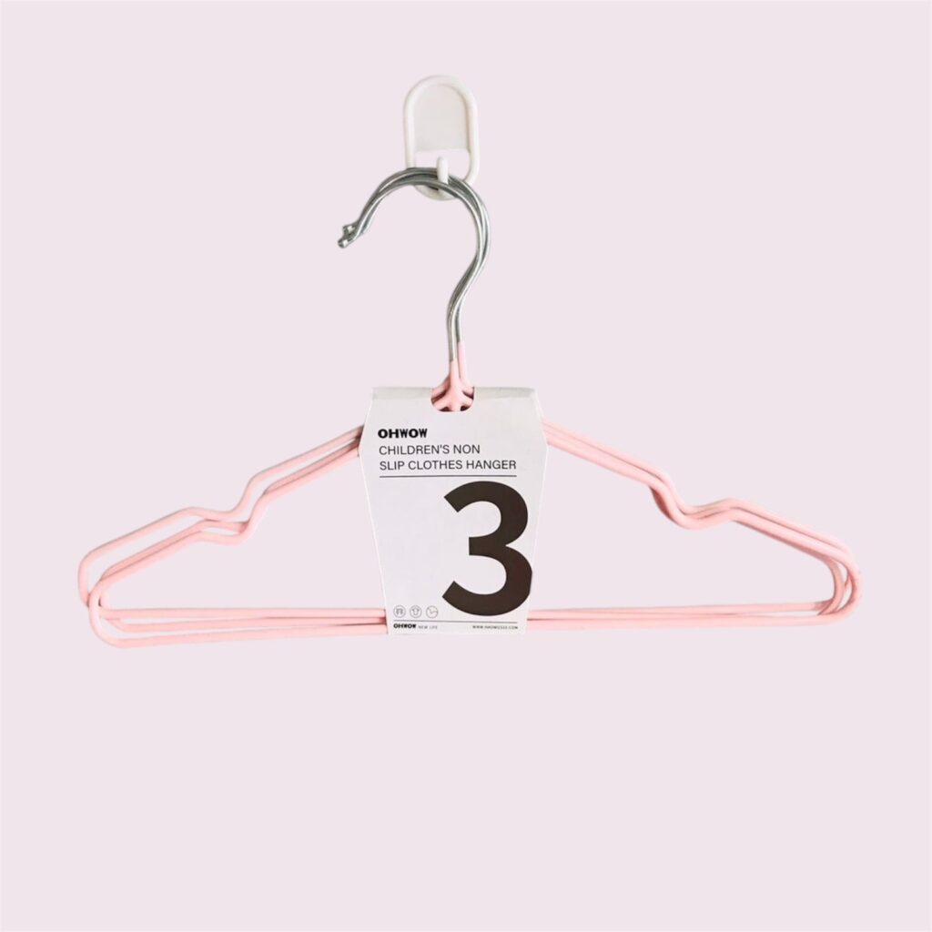 Cintres anti-dérapants pour enfants (3 pièces)