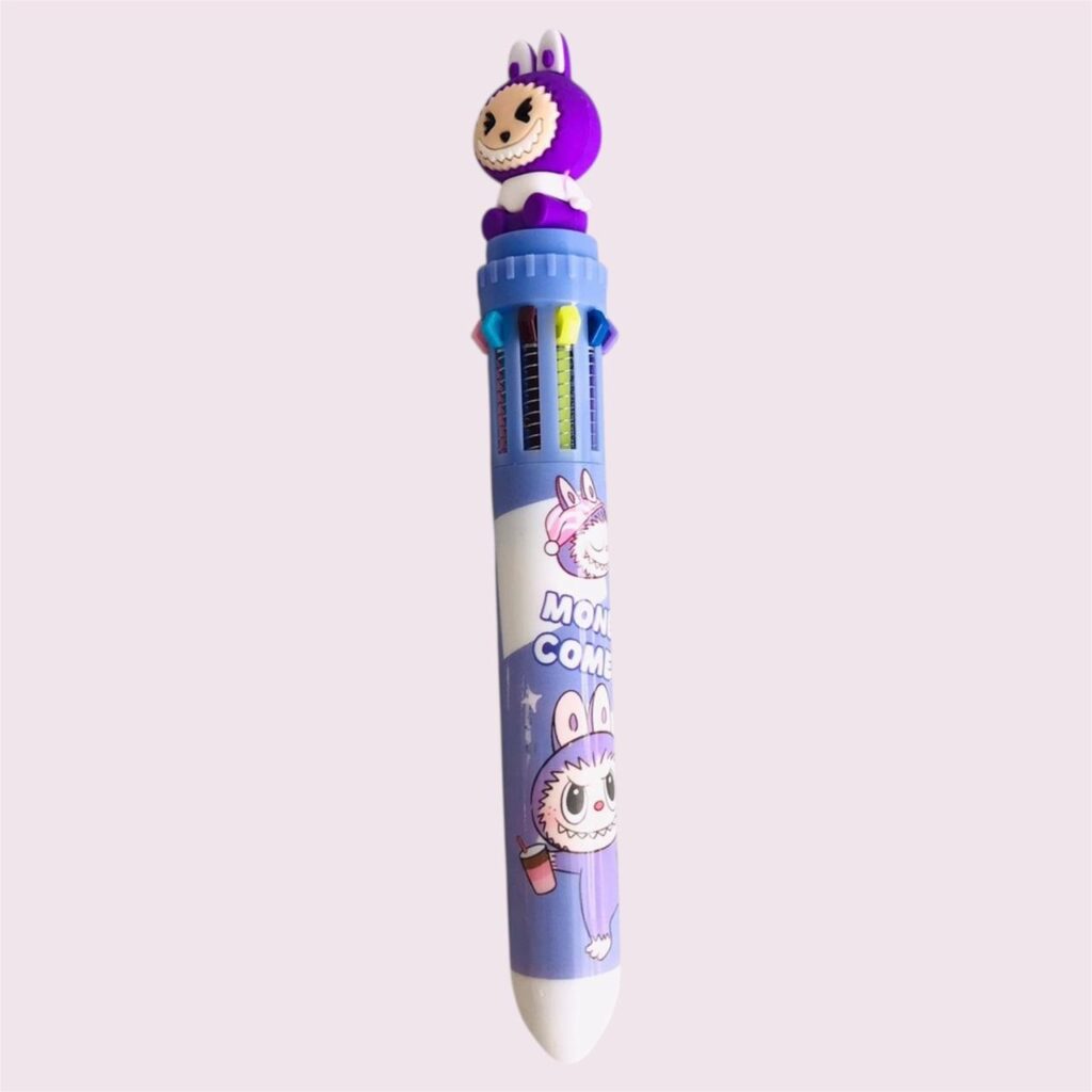 Stylo à bille dix couleurs