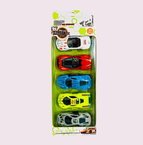 Assortiment de 5 voitures de course