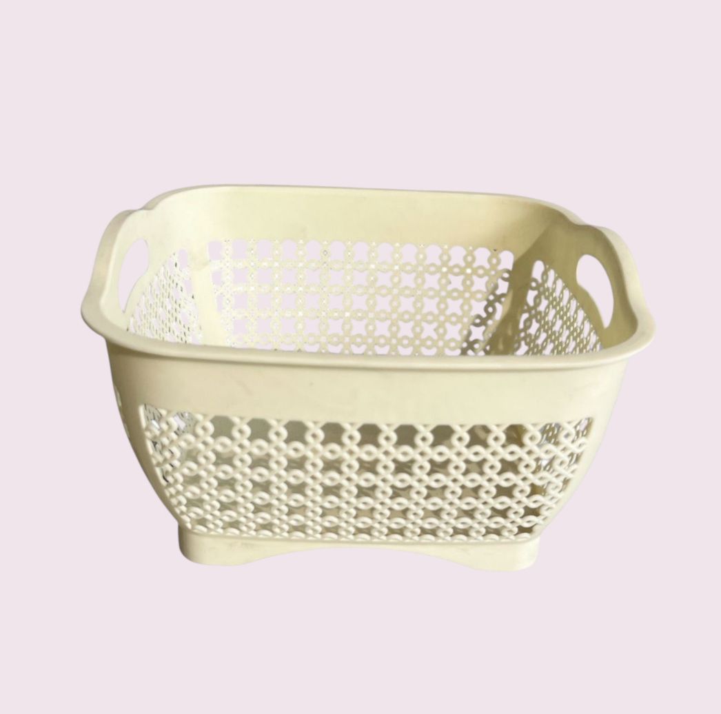 Panier de rangement carr? en plastique
