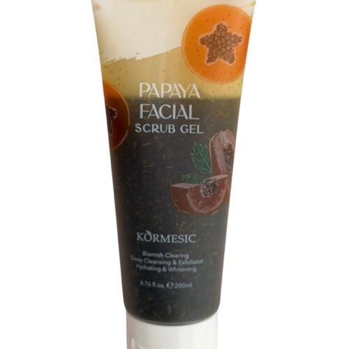 Facial scrub gel