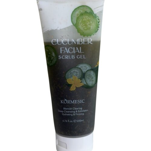 Facial scrub gel