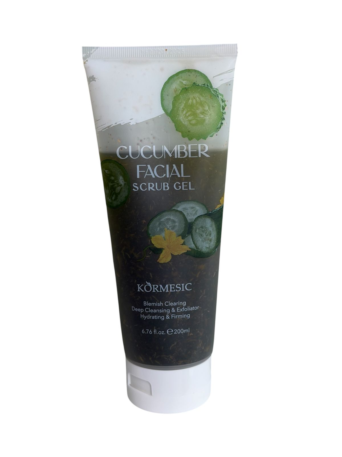 Facial scrub gel
