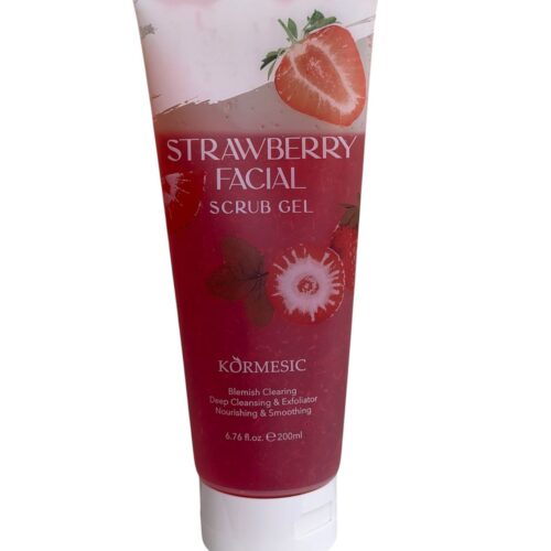 Facial scrub gel