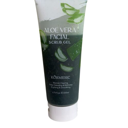 Facial scrub gel