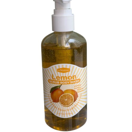 Lemon scrub body wash