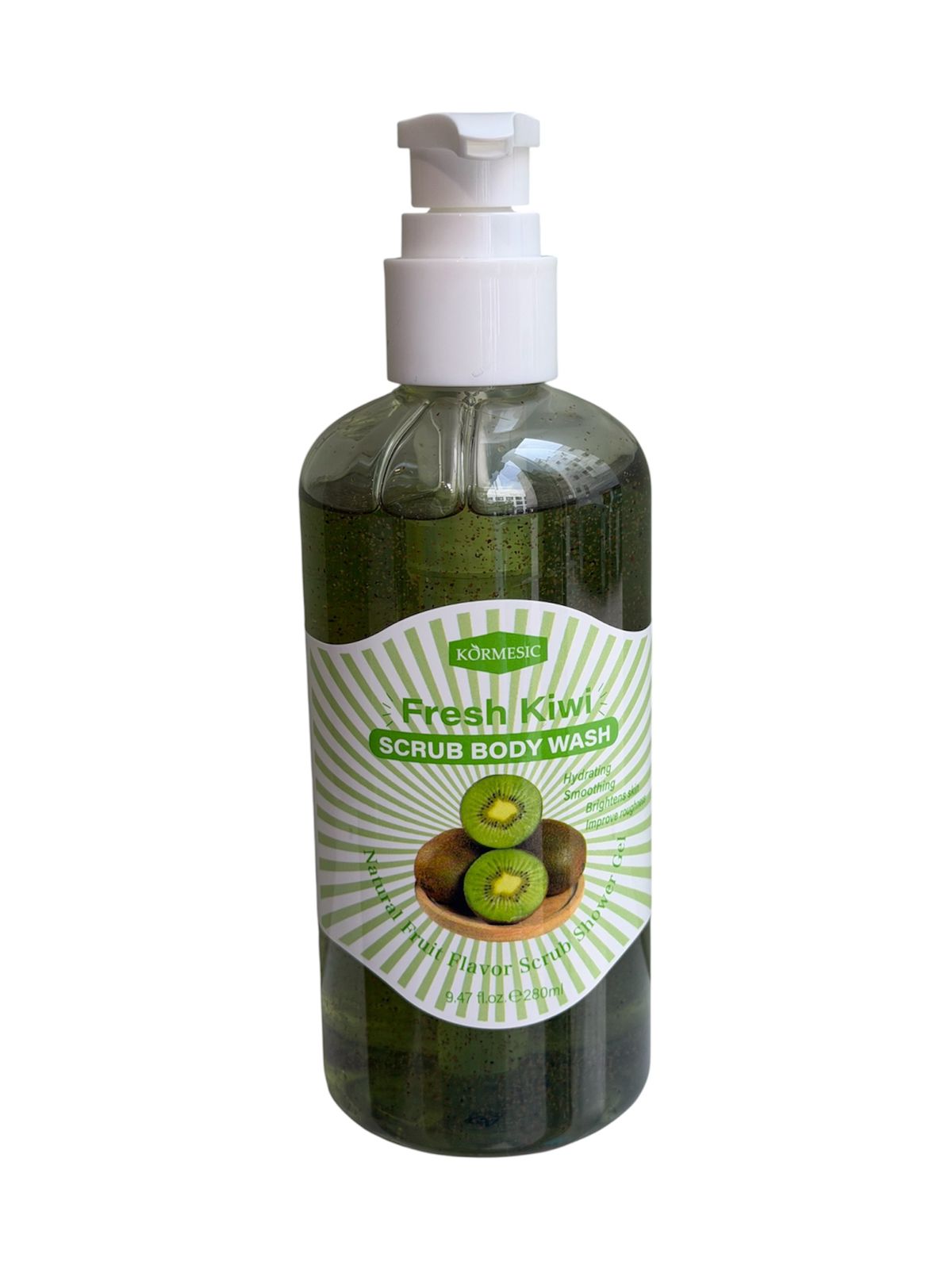 Fresh kiwi scrub body wash