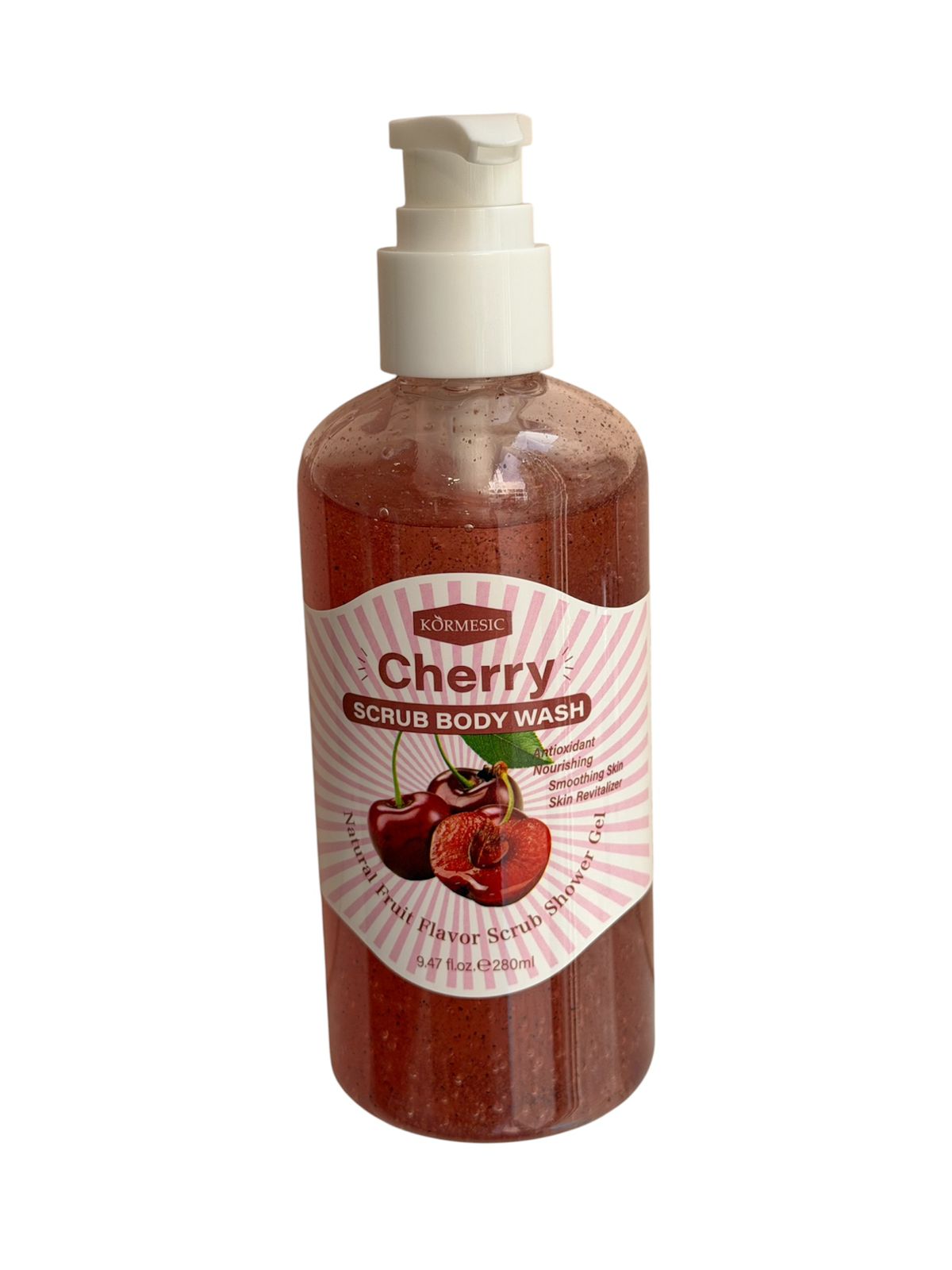 Cherry scrub body wash
