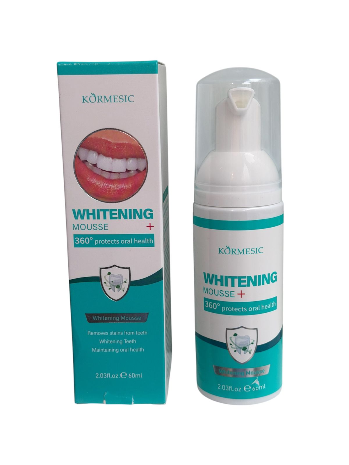 Whitening mousse